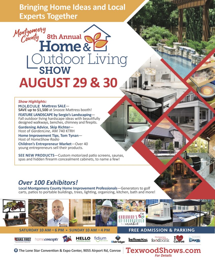 8th Annual Fall Montgomery County Home & Outdoor Living Show returns to Conroe