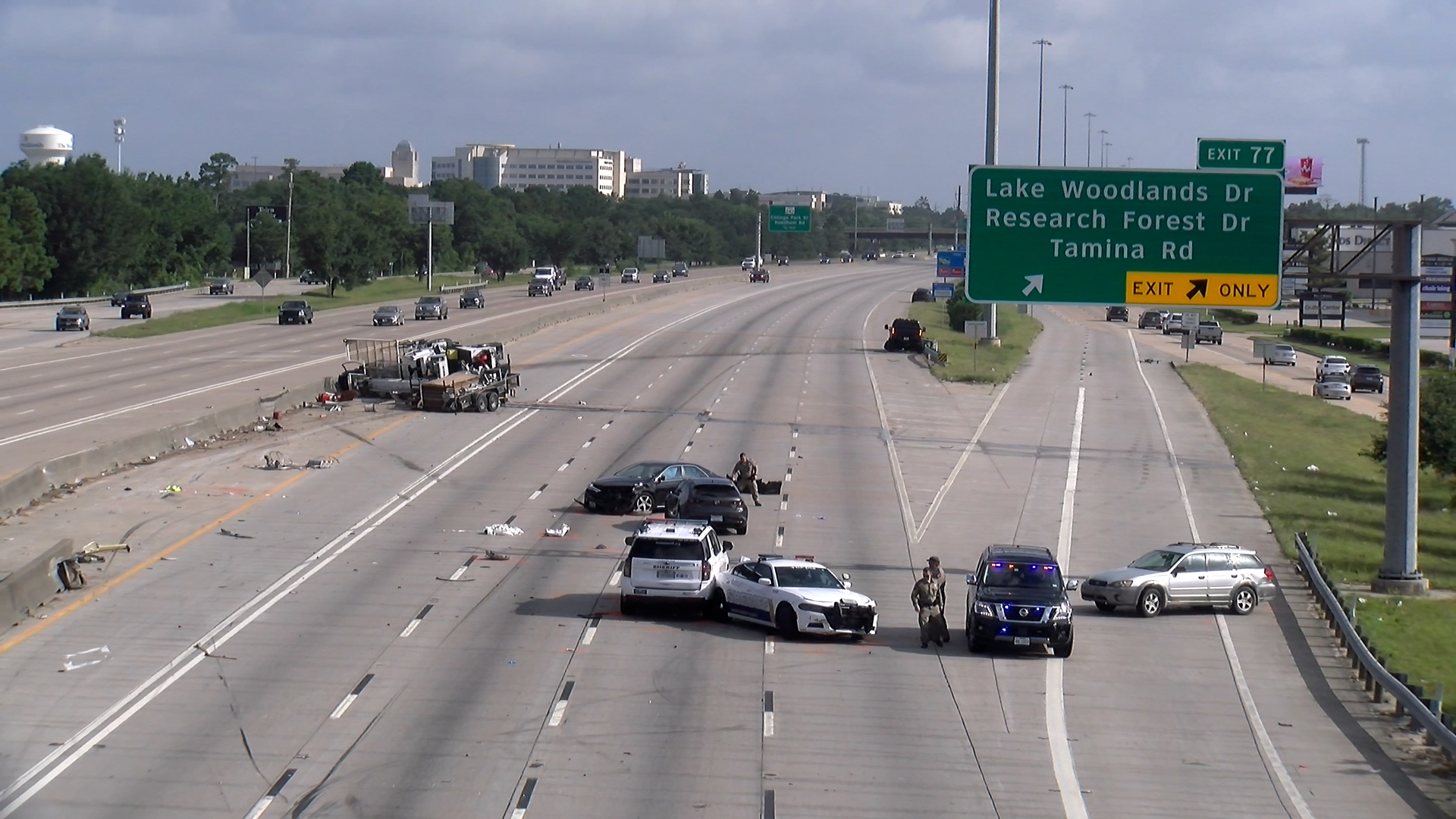 UPDATE-MONTGOMERY COUNTY DEPUTY KILLED-SCENE VIDEO