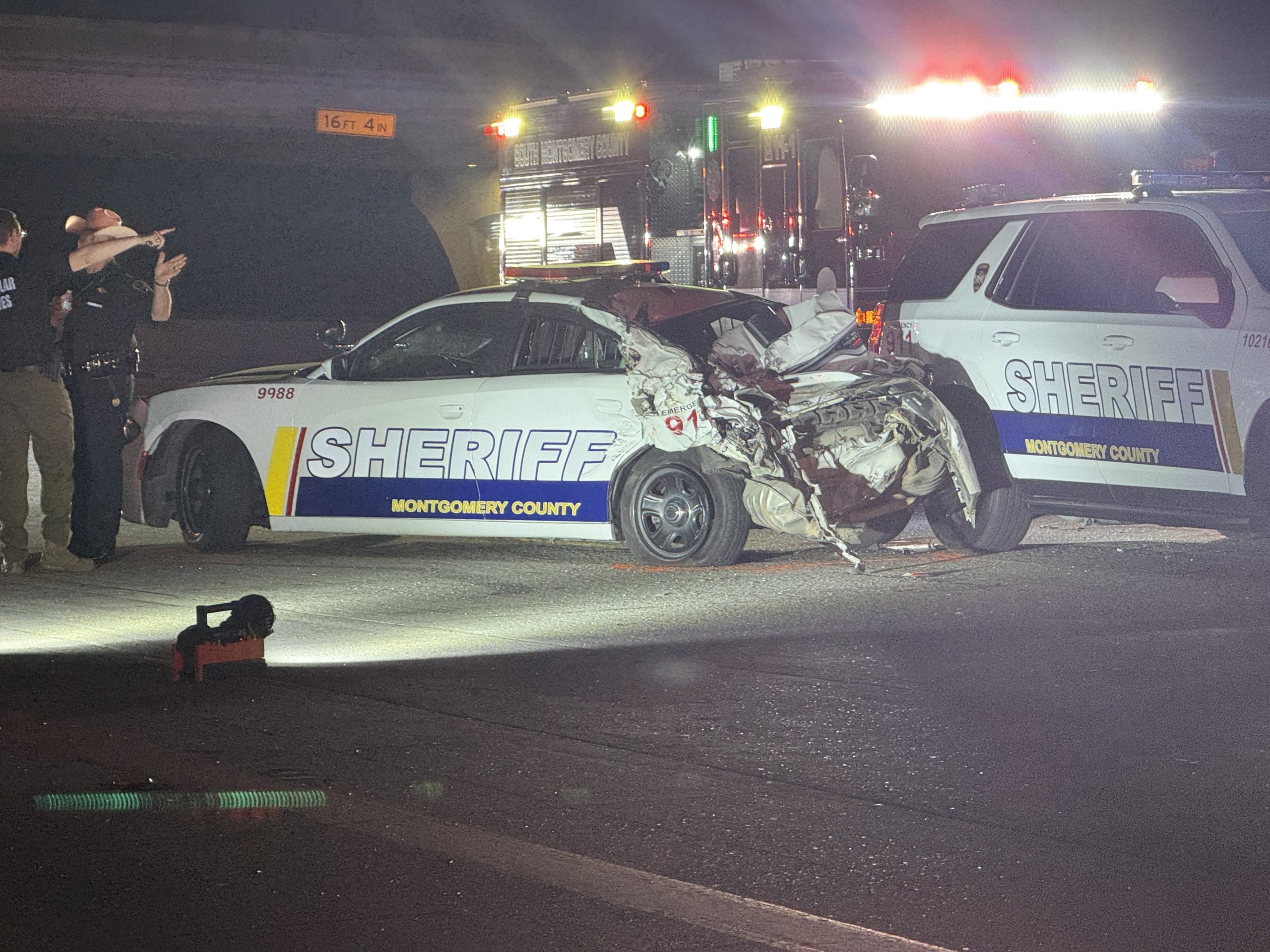 MONTGOMERY COUNTY DEPUTY KILLED IN FREEWAY CRASH
