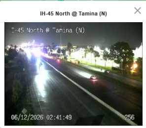 MAJOR ACCIDENT I-45 SHENANDOAH