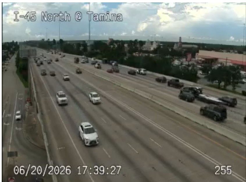 Traffic Alert: I-45 NB ML – Shenandoah – Wreck