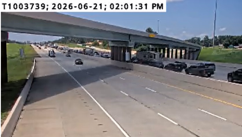 Traffic Alert: I-45 NB ML – Huntsville – 7-Car Pileup