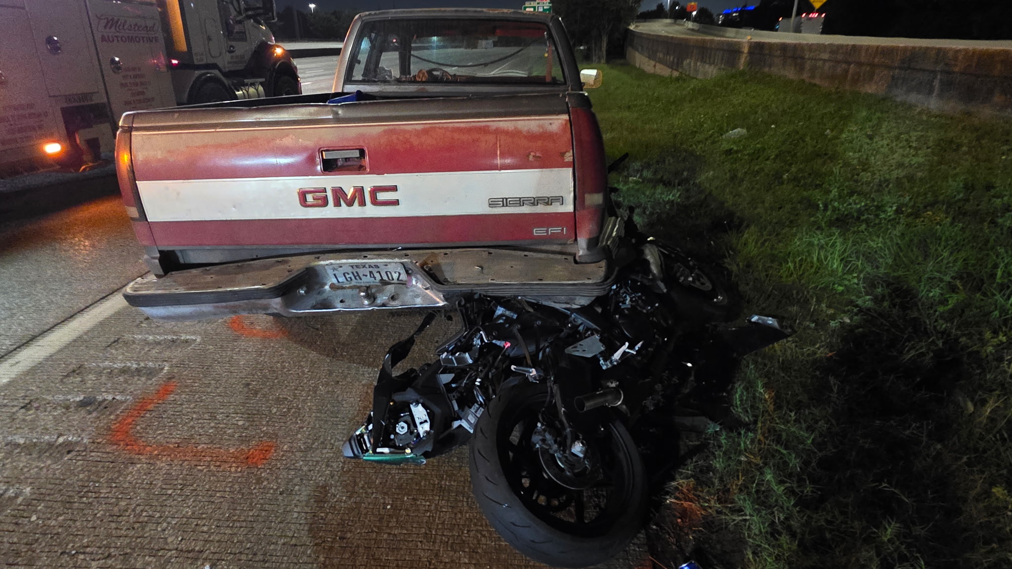I-45 FATAL MOTORCYCLE CRASH