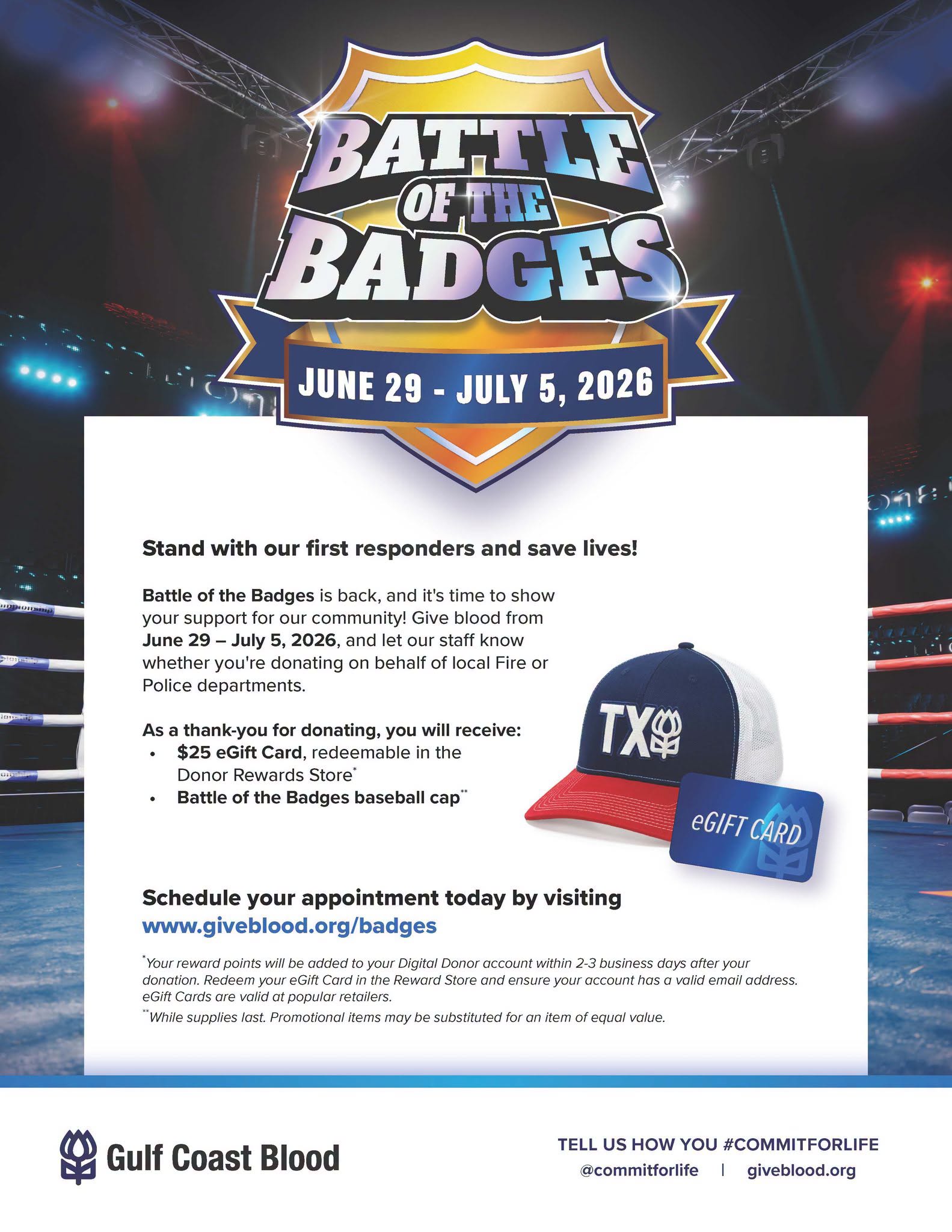 Willis PD Hosts Blood Drive TODAY 7/1 at City Hall