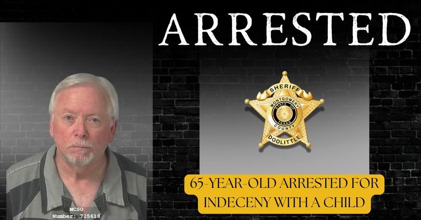Montgomery County Man Arrested on Child Indecency Charges; Sheriff Seeks Additional Victims