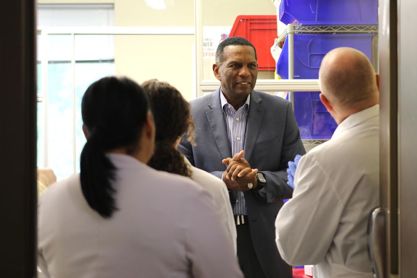 U.S. Congressman tours workforce programs at Lone Star College-Montgomery