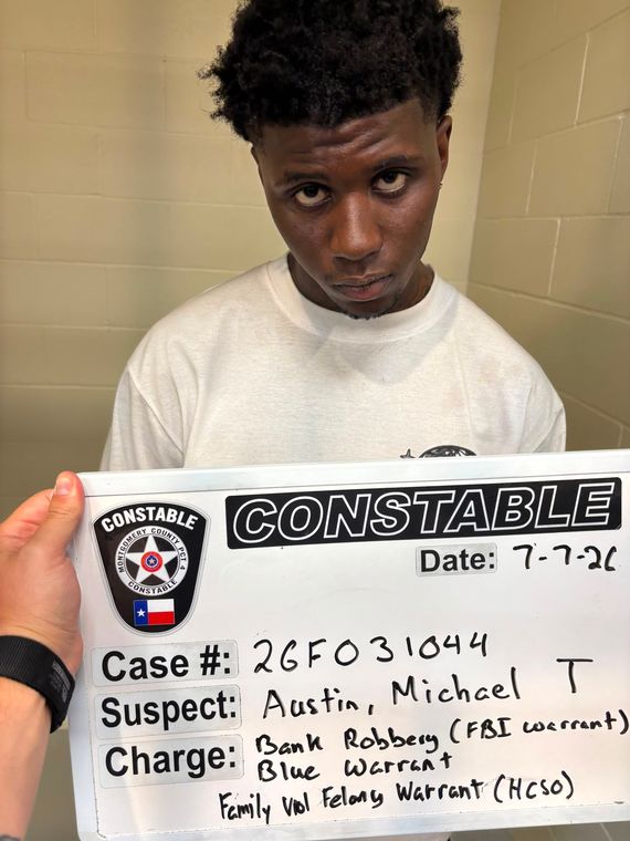 Stolen iPad Tracking Leads Montgomery County Deputies to Federal Bank Robbery Suspect in New Caney