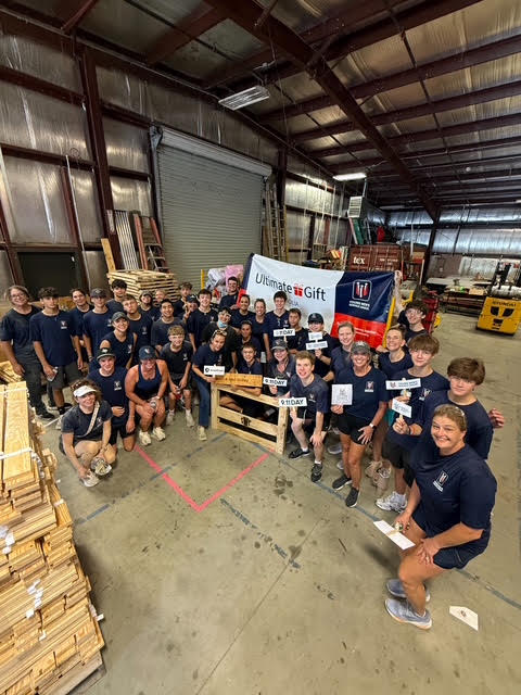 YMSL Magnolia Mothers and Sons Help Build 90 Beds for Montgomery County Children